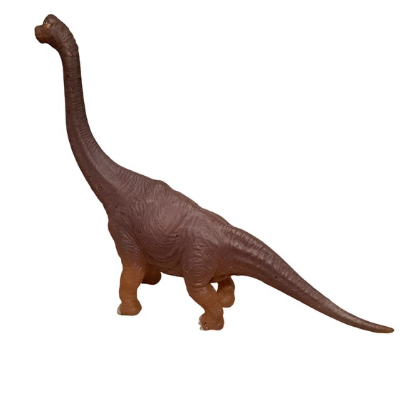 Other - Vintage Brachiosaurus Brown Long Neck Dinosaur Toy Figure